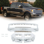 Steel Split Front Bumper for Ford F250 F350 (2017â2019) Chrome Durable