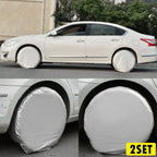 Set of 4 Waterproof Tire Covers for RV Trailer Camper