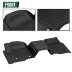TPE Floor Mats Liners for Chevrolet Silverado/Sierra 1500 Double Cab (2019–2025)