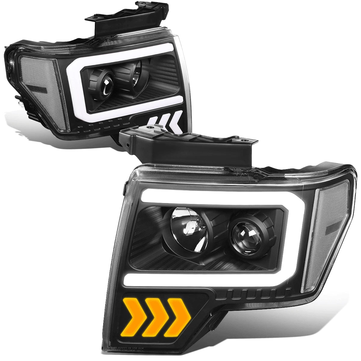 LED DRL Arrow Projector Headlight Lamps for Ford F150 (2009–2014)