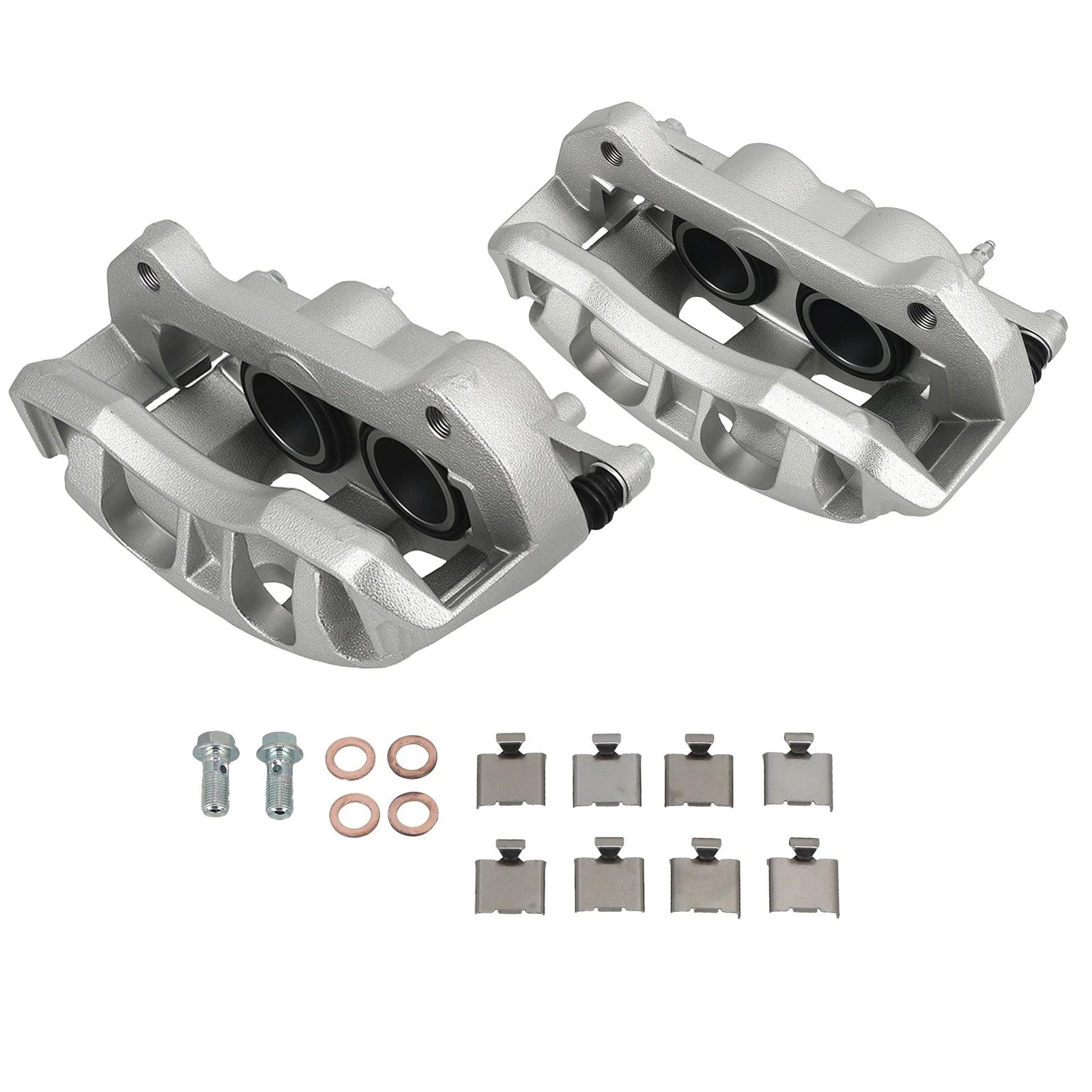2X Front Left & Right Brake Calipers Assembly Kit for F-150 (2015–2016)