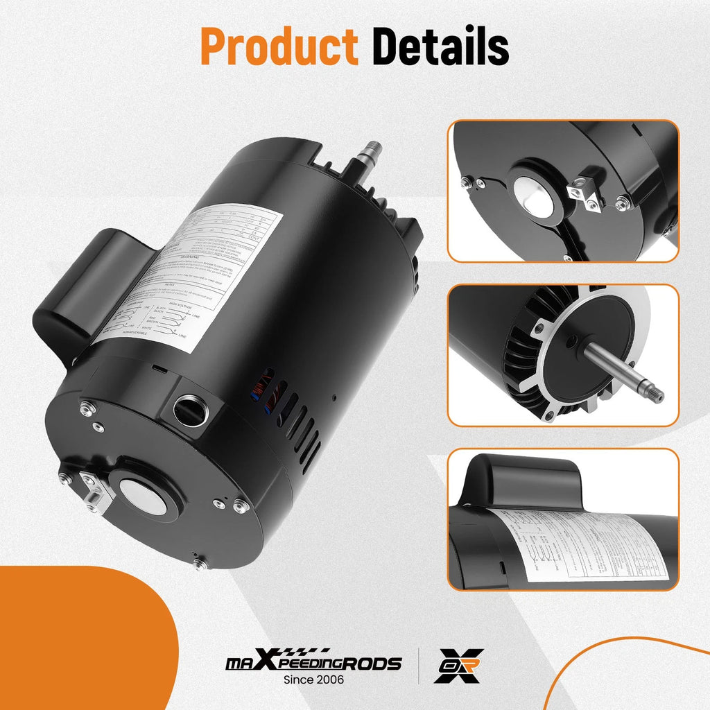 Pool Pump Motor 3/4HP 230V for Polaris PB4-60 (B625 3450RPM)
