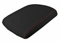 Leather Console Lid Armrest Cover for Dodge Ram (2009–2016) Red Stitch