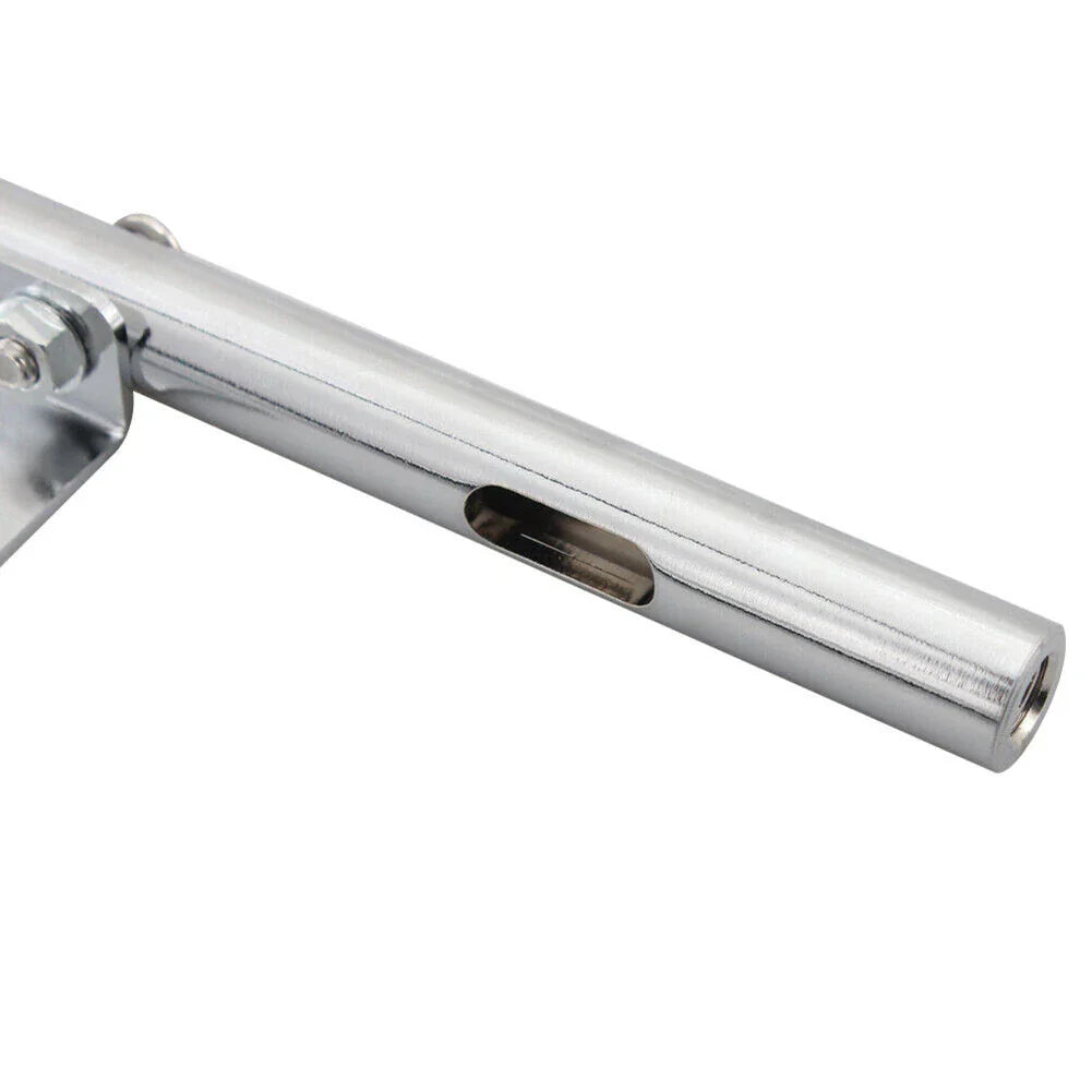 Chrome Short Mount Turn Signal Light Tube Bar Bracket for Harley Dyna (2006-2023)