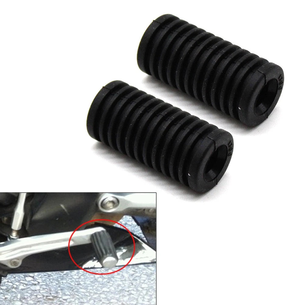 Rubber Gear Shifter Lever Cover Pad for Motorcycle (Pair)