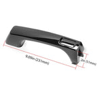 Exterior Door Handle Set of 4 for Hummer H3 H3T (2006–2010) Gloss Black