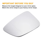 Left Side Heated Mirror Glass for BMW 3 Series G20 G21 (2019–2023)