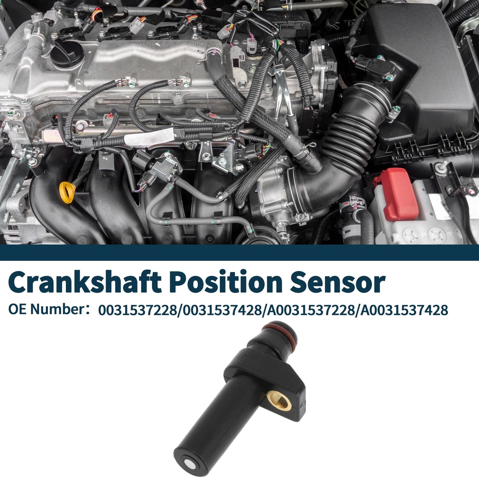 Crankshaft Position Sensor for Mercedes-Benz S320 (1996–1999) No. 0031537228