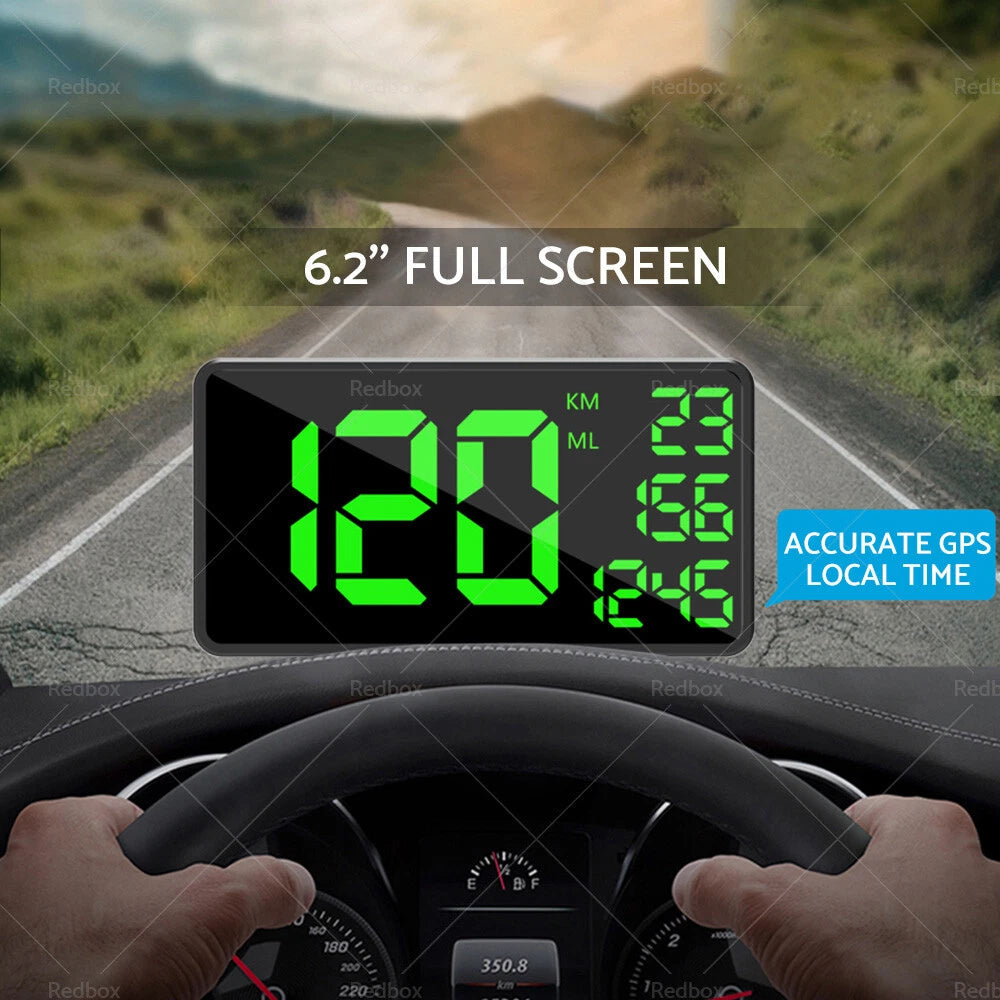 6.2" Truck GPS Speedometer Odometer Overspeed Alarm for