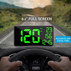 6.2" Truck GPS Speedometer Odometer Overspeed Alarm for
