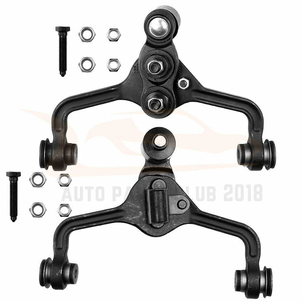 2X Front Upper Control Arm + Ball Joints Kit for Lincoln Town Car (1995–2002)
