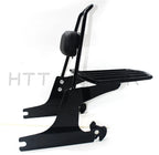 Sissybar Backrest Luggage Rack for Harley Softail (2007–2017) FLSTFBS FLSTSB