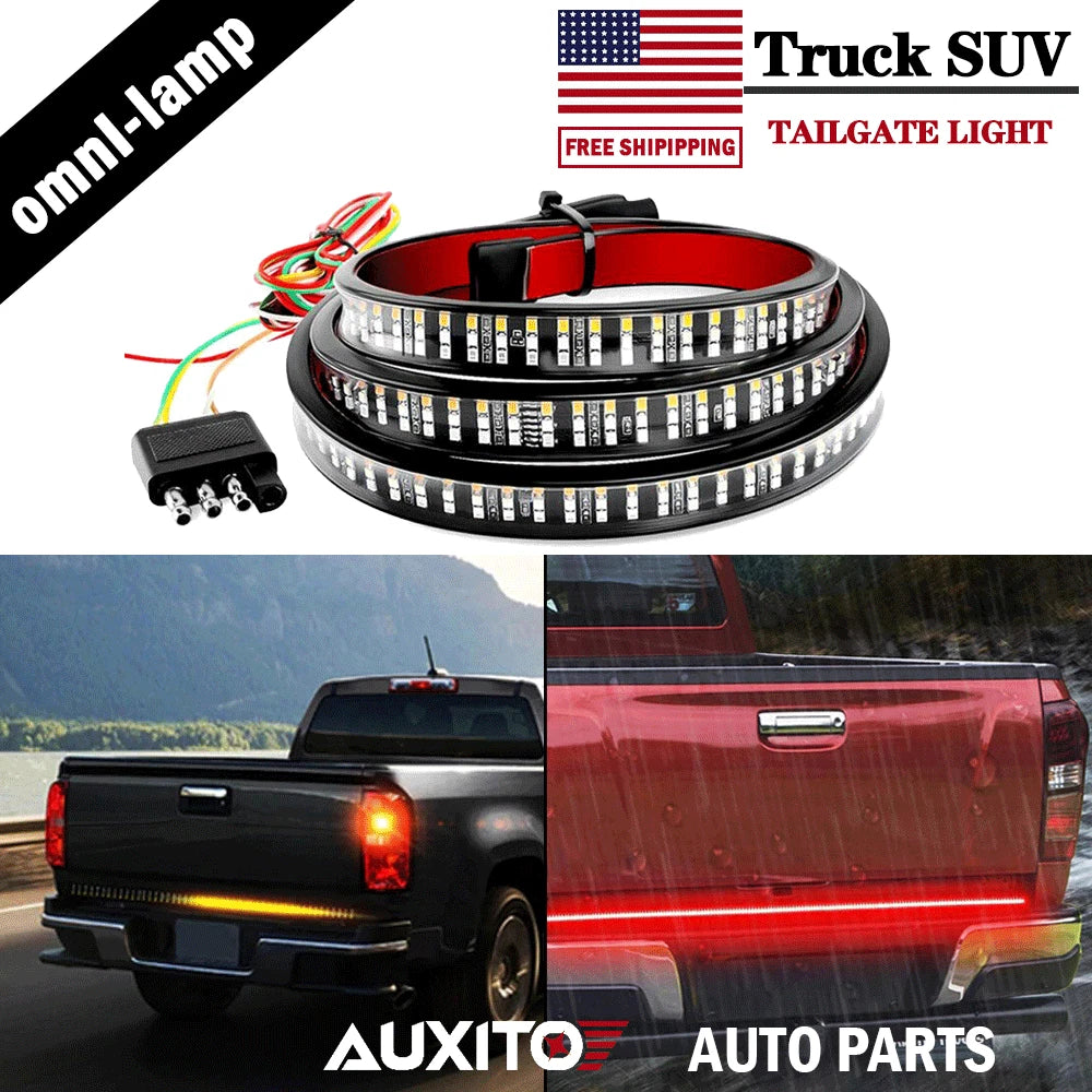 60" LED Strip Tailgate Light Bar for Car Truck (Universal Fit)