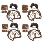 Set of 4 Carburetor Repair Kits for Johnson Evinrude V4 V6 V8 (439078 439079)