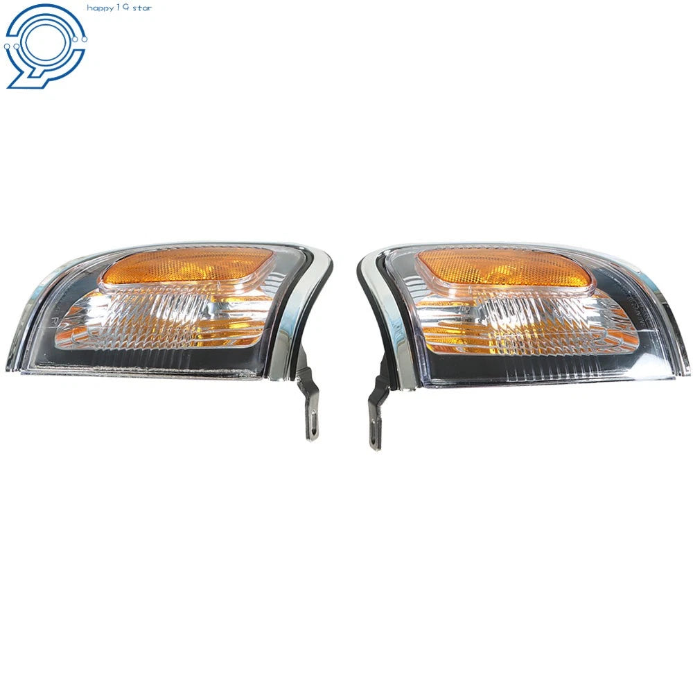 2PC Chrome Side Marker Corner Parking Lights for Toyota Tacoma (2001-2004)