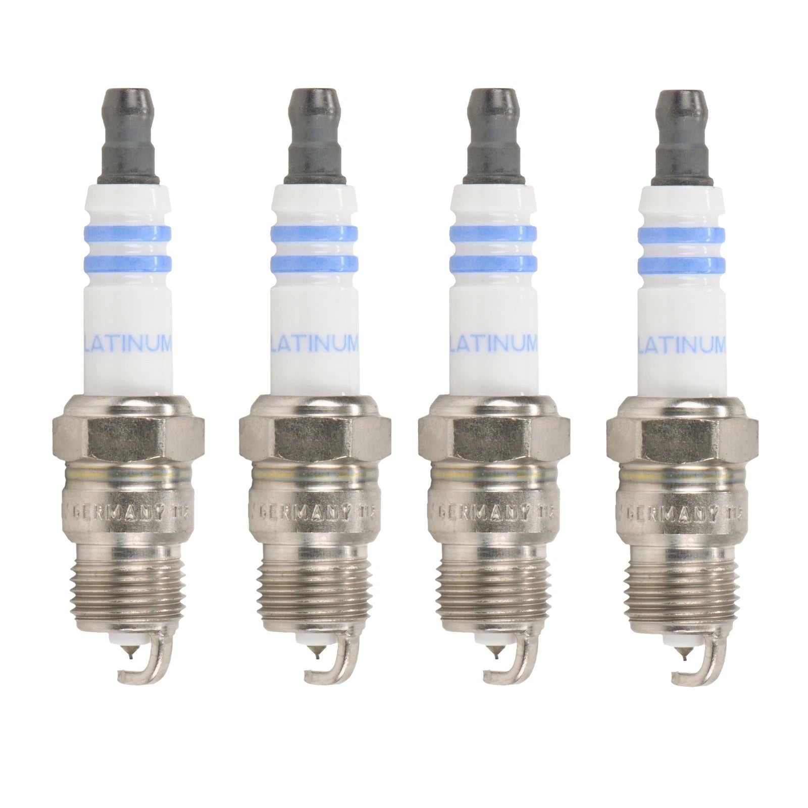 Set of 4 Spark Plugs for Buick Cadillac Chevy GMC Pontiac (Bosch Platinum 6708)