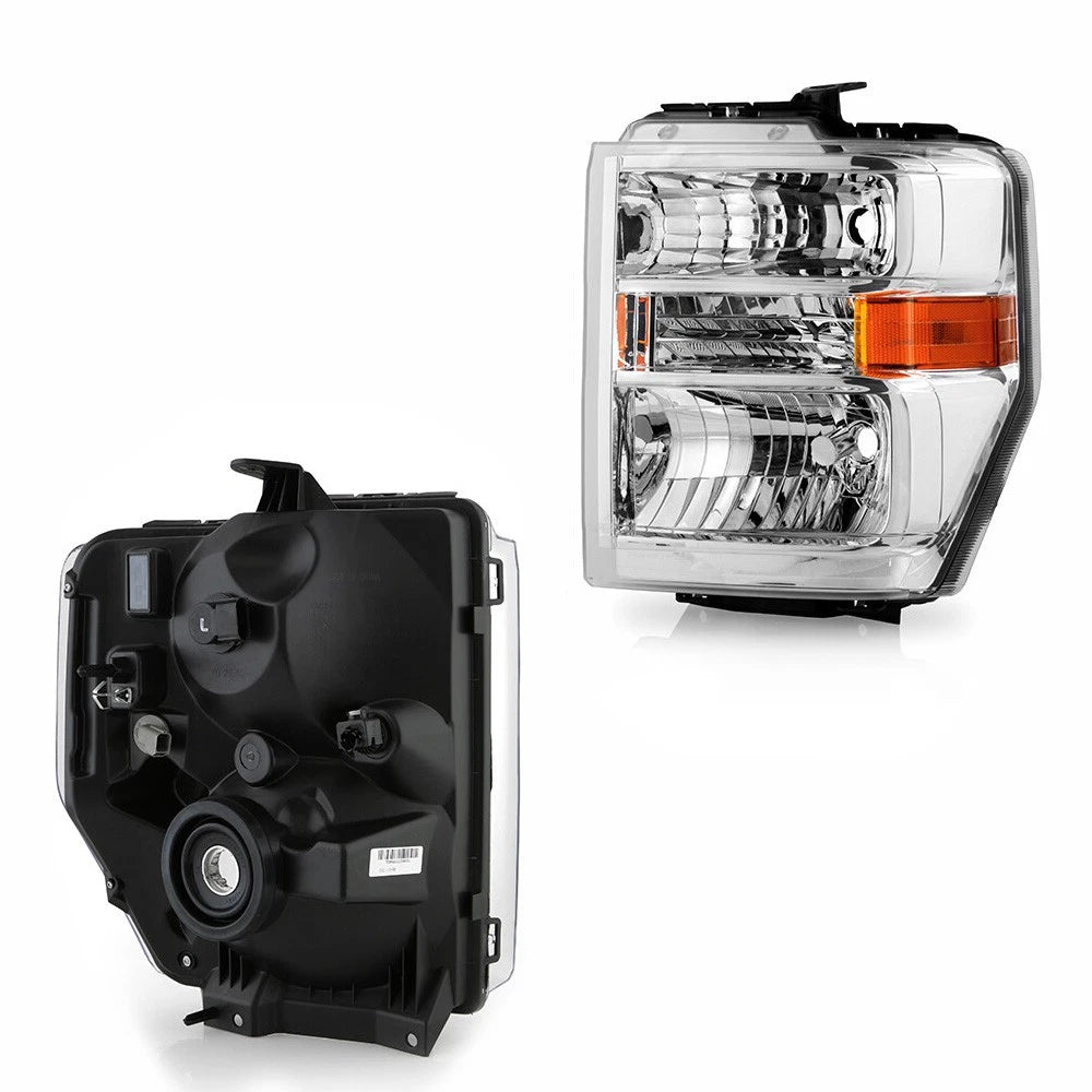 Halogen Headlight with Bulb for Ford E-150 E-250 E-350 Super Duty (2008–2026)