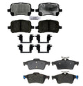 Set of 4 Ceramic Brake Pads for Chevy Pontiac Saturn Sky (2007–2010)