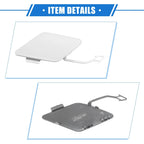 Rear Bumper Tow Hook Eye Hole Cover Cap for BMW 3 F30 White (2012-2015)