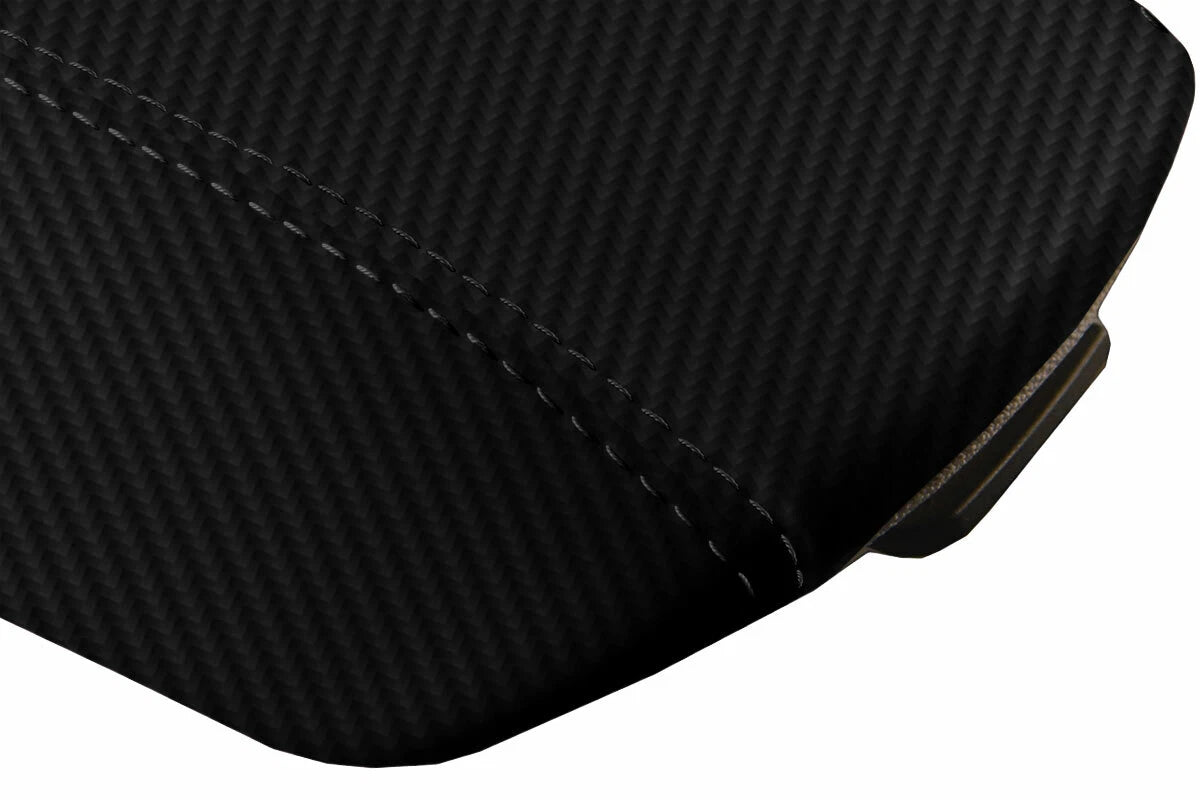 Carbon Fiber Console Lid Armrest Cover for Kia Cadenza (2014–2016)