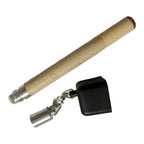 2X Professional Wooden Cue Chalk Holder with Needle Tip Billiards Tool