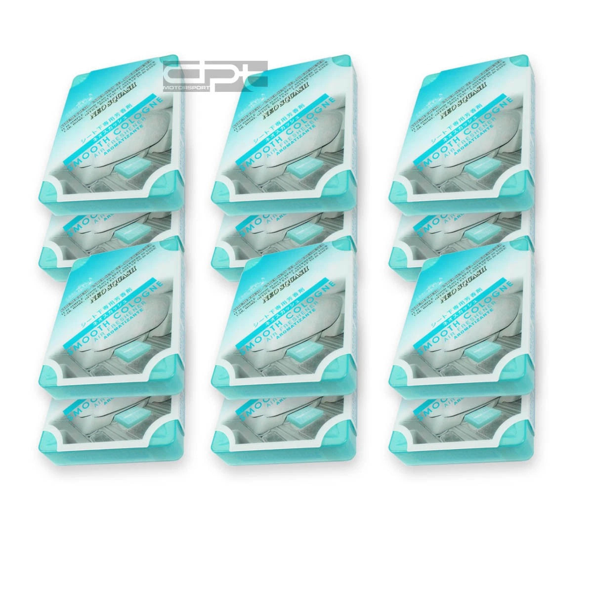 Auto Air Freshener X12 Smooth Cologne Neo Squash Scent Deodorizer