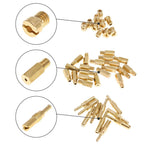 30Pcs Carburetor Main Jet & 10Pcs Slow Pilot Jet for PWK Keihin CVK OKO KOSO