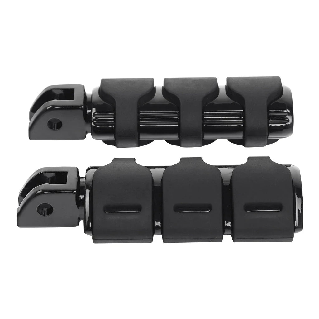 Black Front Rider Driver Footpeg Pegs for Harley Softail Low Rider (2018-2025)