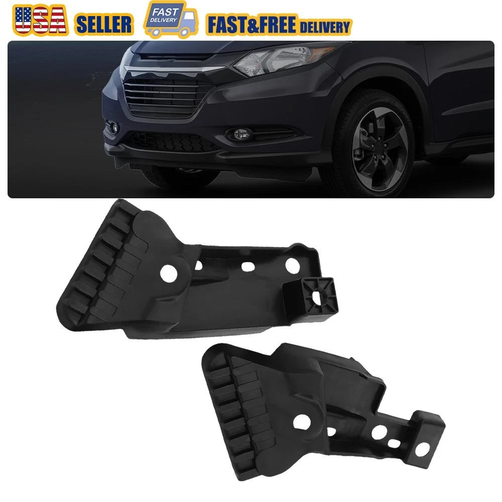 1 Pair Front Grille Bumper Bracket Retaining Beam for Honda HR-V (2016–2018)