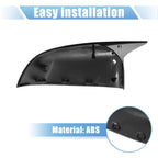 Pair Rear View Mirror Cover Gloss Black for BMW X5 X4 X7 (2019–2021)
