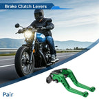 Long Brake Clutch Levers for Honda CB919 (2002–2007) Green 1 Pair