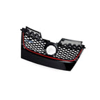 Front Grille for VW Golf 5 GTI Jetta GLI (2006–2009) Red Chrome