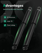 Set of 2 Rear Shocks Struts for Ford Mustang (1994–2004)