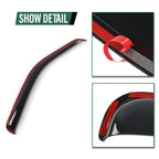 2X Sun Rain Guard Window Visor for Chevy Express 2500 3500 (1996–2025)