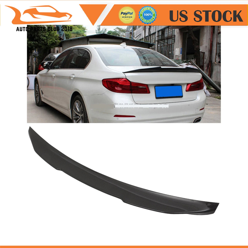 Carbon Fiber Rear Trunk Spoiler for BMW G30 5-Series F90 M5 (2018–2021)