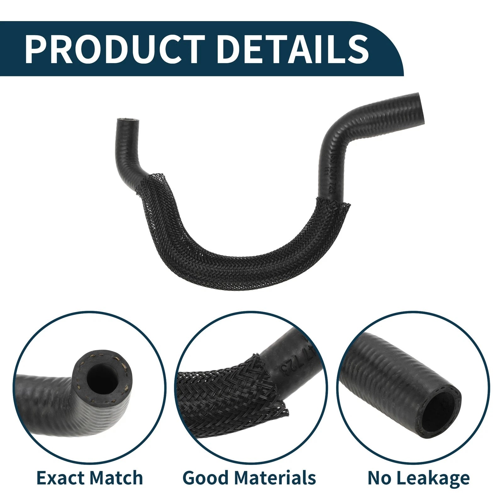 Radiator Hose No. 11531247723 for BMW 3 Series (E36) (1990–1998)