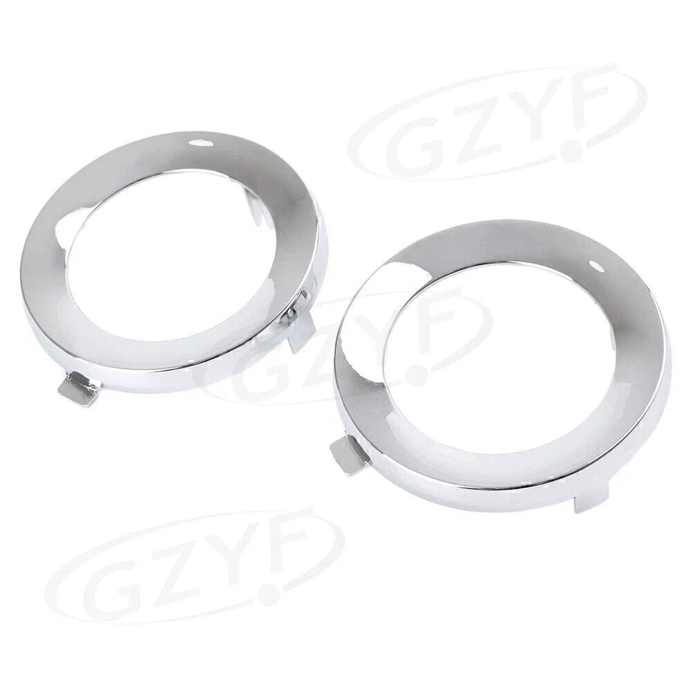Front Fog Light Lamp Cover Trim Ring for Subaru Forester (2009-2013) Chrome