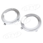 Front Fog Light Lamp Cover Trim Ring for Subaru Forester (2009-2013) Chrome