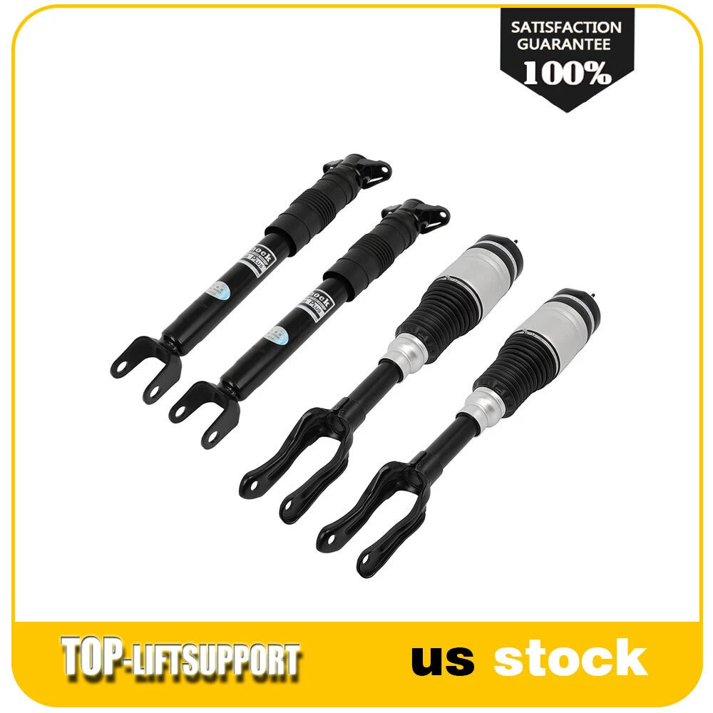 Set of 4 Air Suspension Struts for Jeep Grand Cherokee Overland (2011–2015)