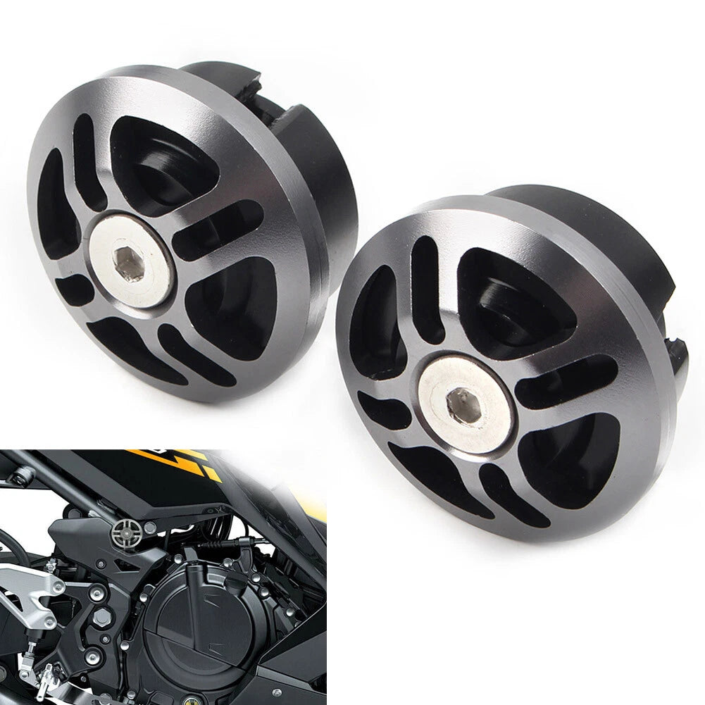 CNC Frame Hole Cover Bolt Plug Cap for Kawasaki Ninja 250 400 Z400 (2018–2020)