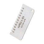 Stainless Steel Wet Film Thickness Gauge Comb for Paint Resin Varnish