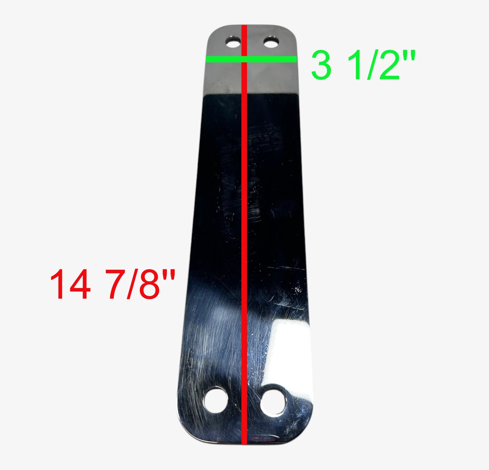 Stainless Steel Staircase Rung for Intrepid Boats (8582034) 14 7/8'' x 3 1/2''