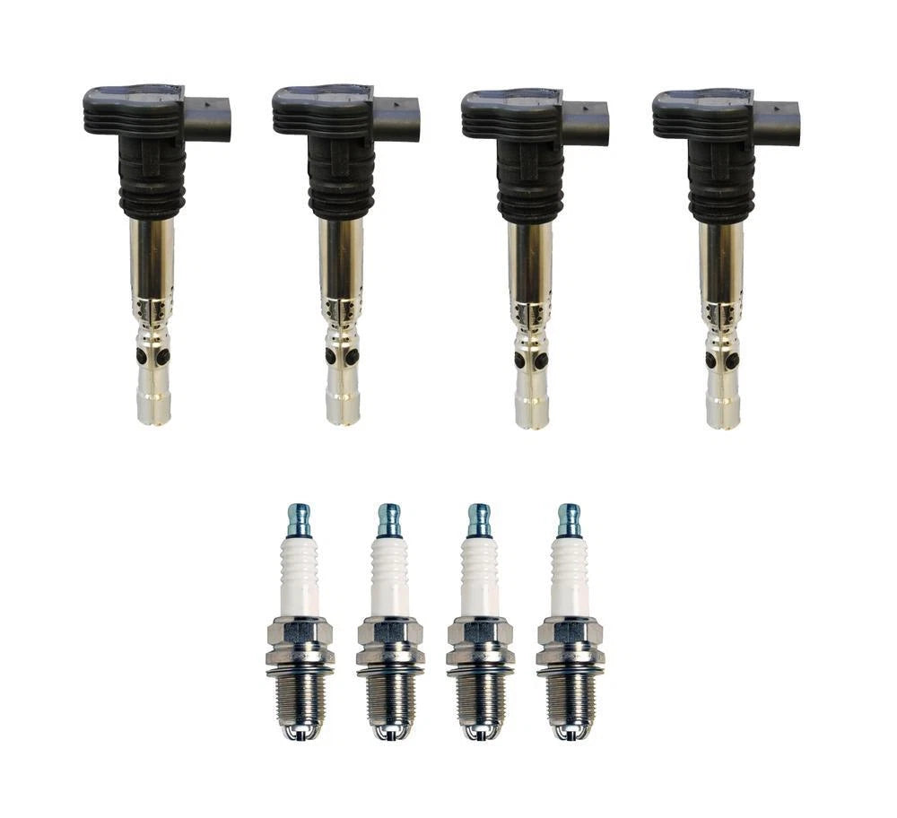 Set of 4 Denso Ignition Coils for U-Groove Conventional (Gap 0.040)