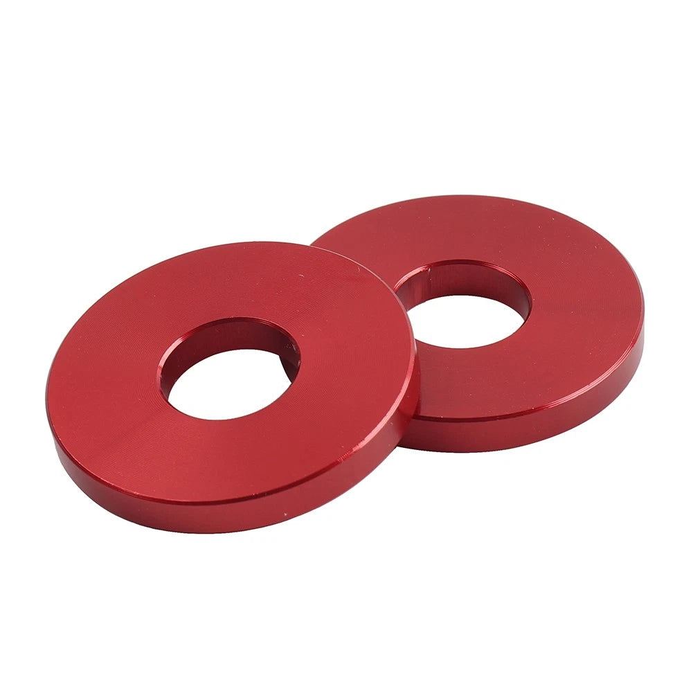2X Engine Saddlebag Crash Bar Decorative Spacer for Harley Softail, Road King - Red