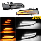 Switchback Side Mirror Light w/Sequential Turn Signal for Benz W204 W212 W221
