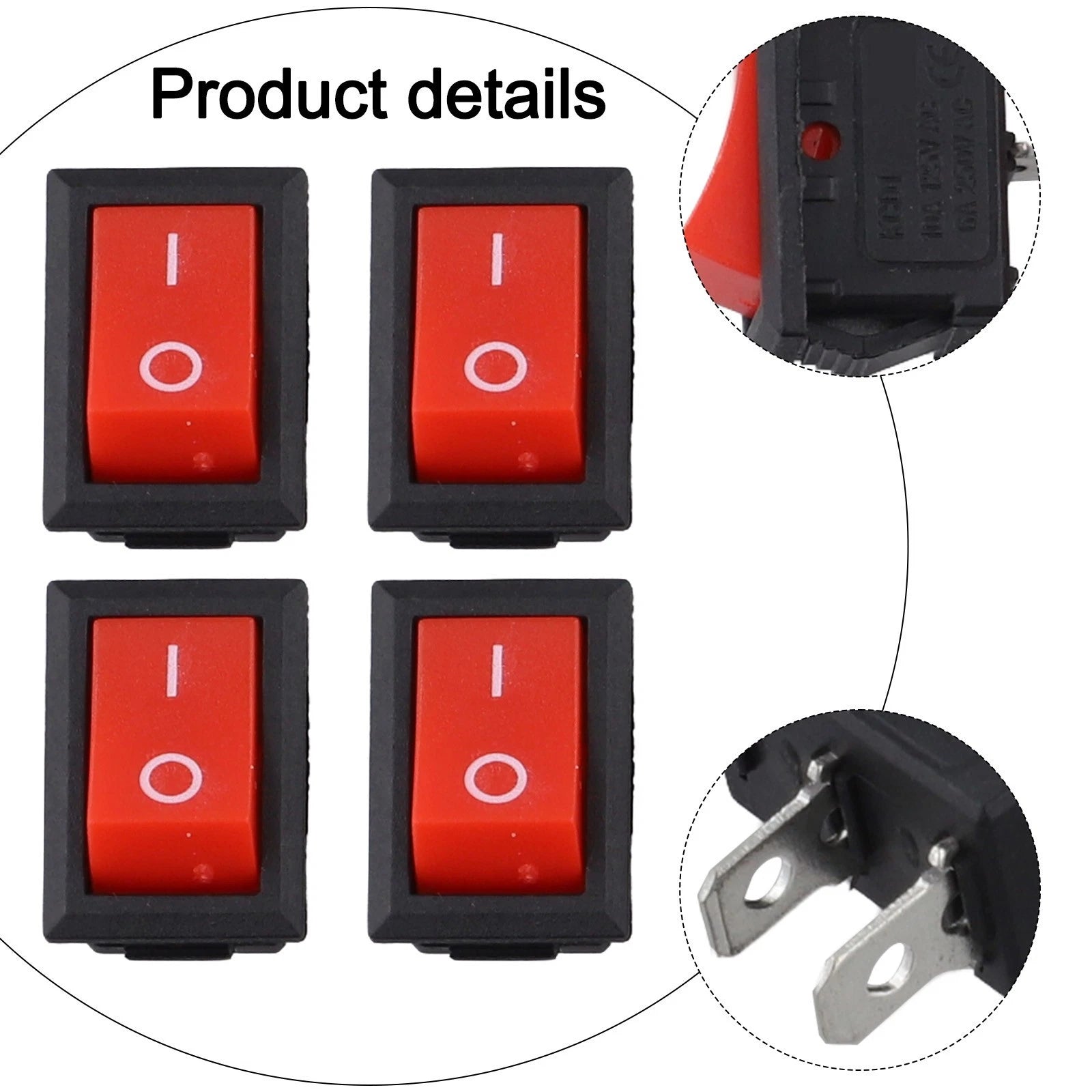 Set of 4 Stop Switches for BG55 BG65 BG85 FS55 FS46 FS45 BT45 (Compatible)
