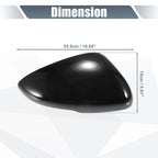1 Pair Rearview Mirror Cover Overlay Gloss Black for Honda Accord (2018–2021)
