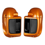 Lower Vented Fairing Speaker Pods for Harley Touring Glide (2014–2023) Amber