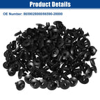100pcs Bumper Cover Retainer Clip Fasteners for Hyundai Sonata (2011–2019) No. 8659028000