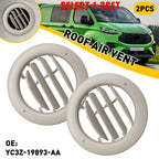 2X Roof Headliner Air Vent Louvre for Ford Transit (2015–2025)